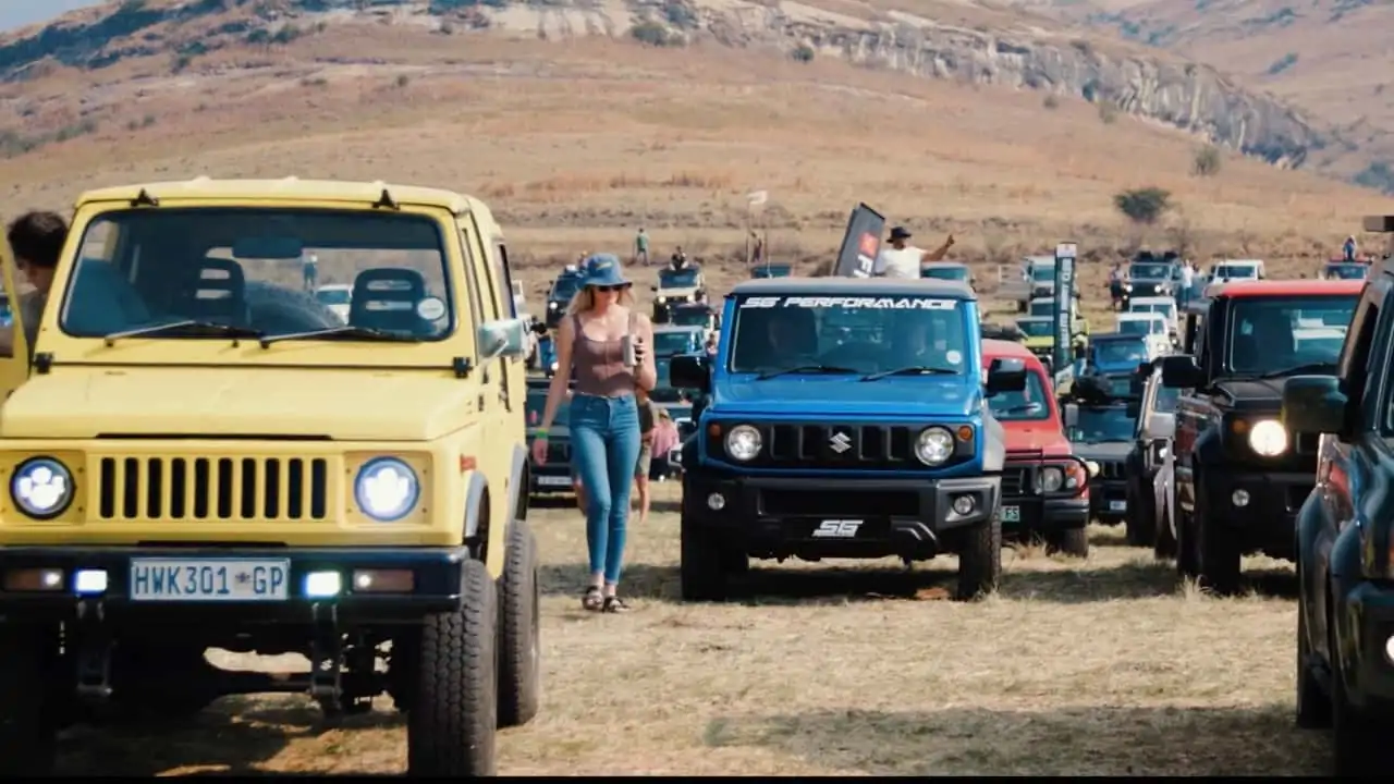 A Guinness Record was achieved as 796 Suzuki Jimny drivers synchronized the activation of their vehicle's lights.